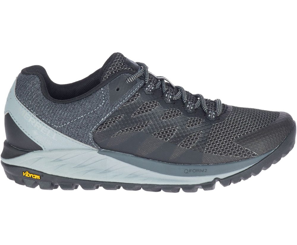 Tenis Senhora - Merrell Antora 2 Gore-Tex® Wide Width - Pretas - STB756348